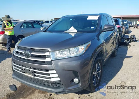 2018 Toyota Highlander Xle from USA, damaged, VIN 5TDKZRFH0JS263362